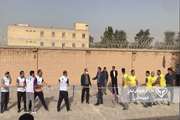 به مناسبت ایام الله دهه فجر یک دوره مسابقه طناب کشی بین کارمنان شاغل در دامپزشکی استان برگزار شد.